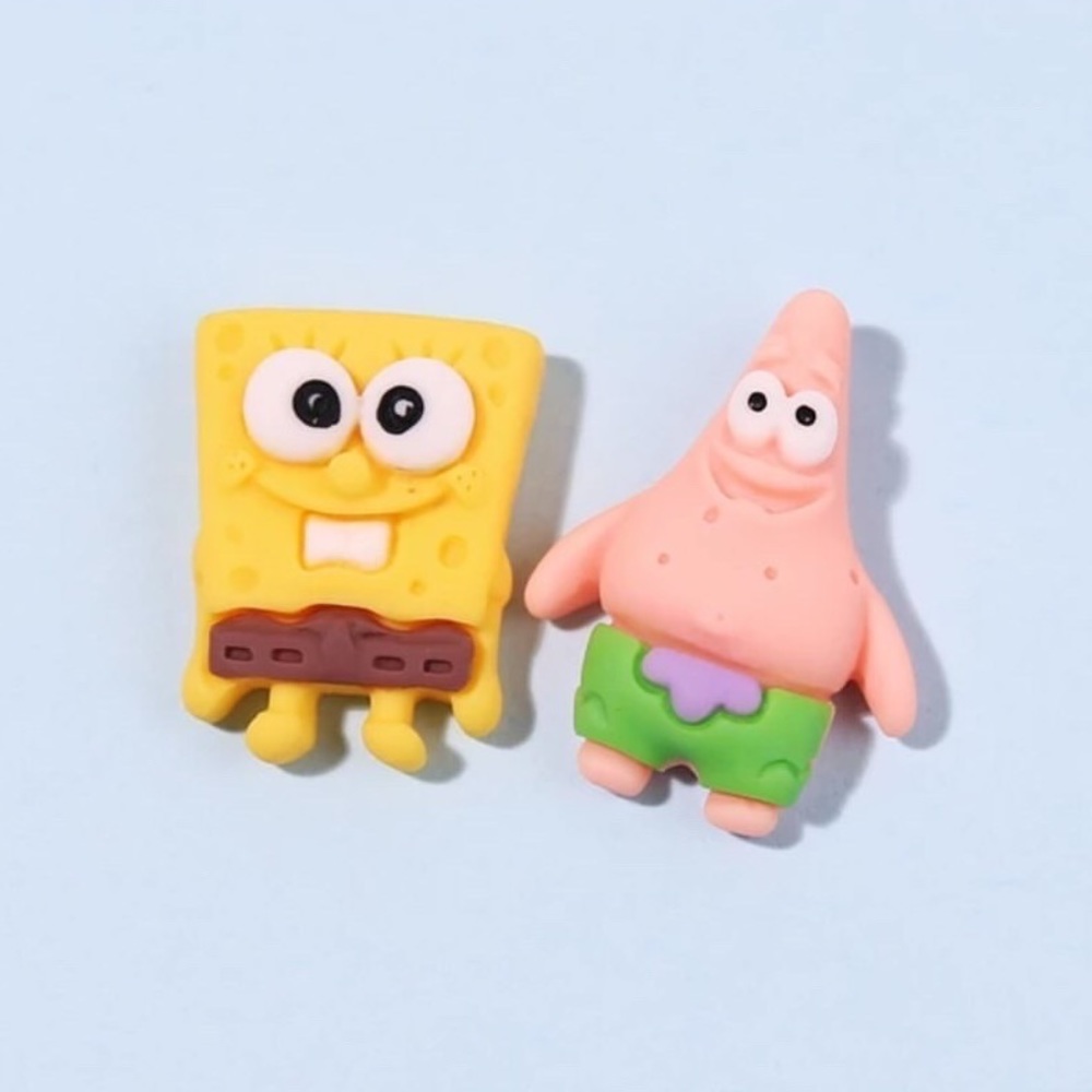 Spongebob & Patrick Charms